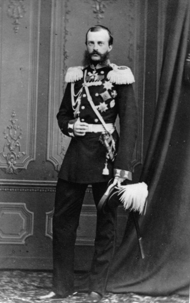 Detail of Portrait of Grand Duke Michael Nikolaevich of Russia by Russian Photographer