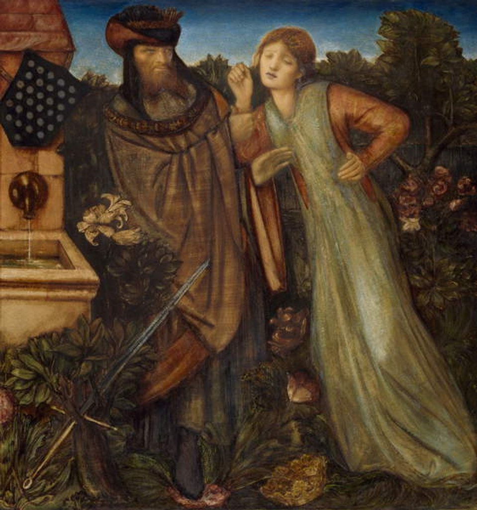Detail of King Mark and the Belle Iseult, 1862 by Edward Coley Burne-Jones
