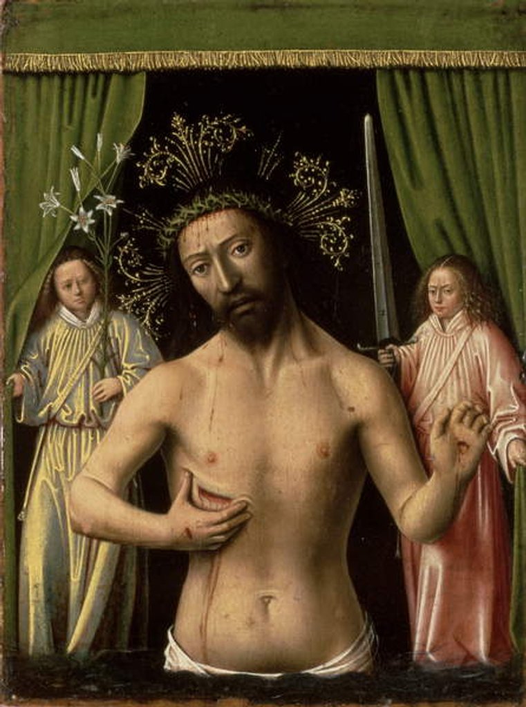 Detail of Christ as the Man of Sorrows, 1450 by Petrus Christus