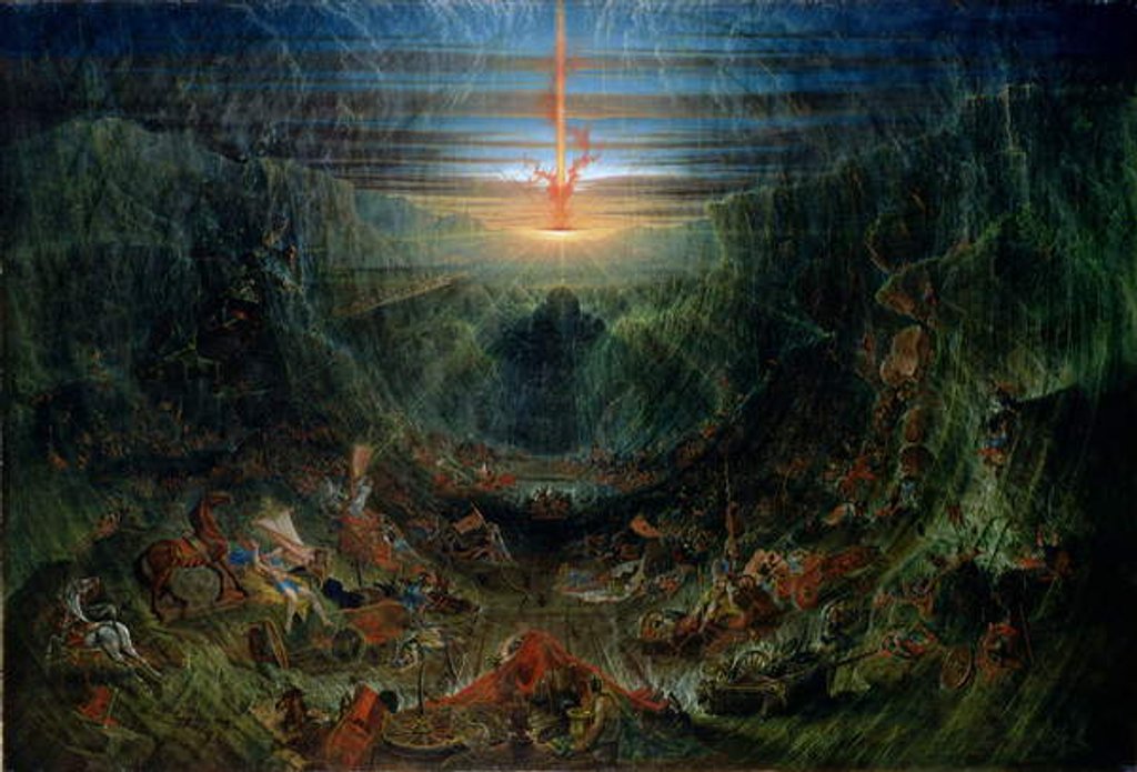 Detail of The Delivery of Israel Out of Egypt, 1840 by Samuel Colman