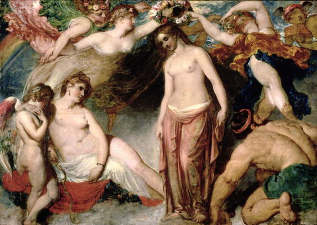 Detail of Pandora Crowned by the Seasons, 1824 by William Etty