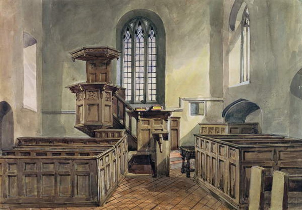 Detail of St. Kenelm's Church, Clent by Allen Edward Everitt