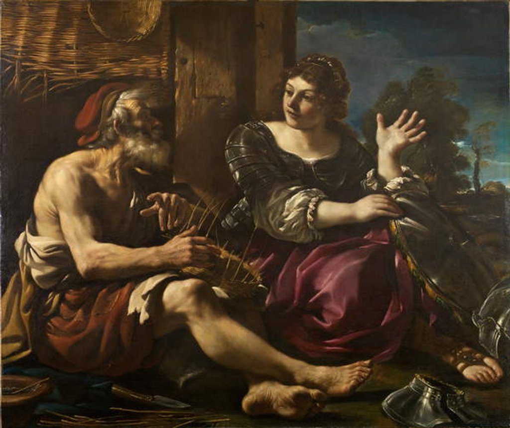 Detail of Erminia and the Shepherd, 1620s by Guercino