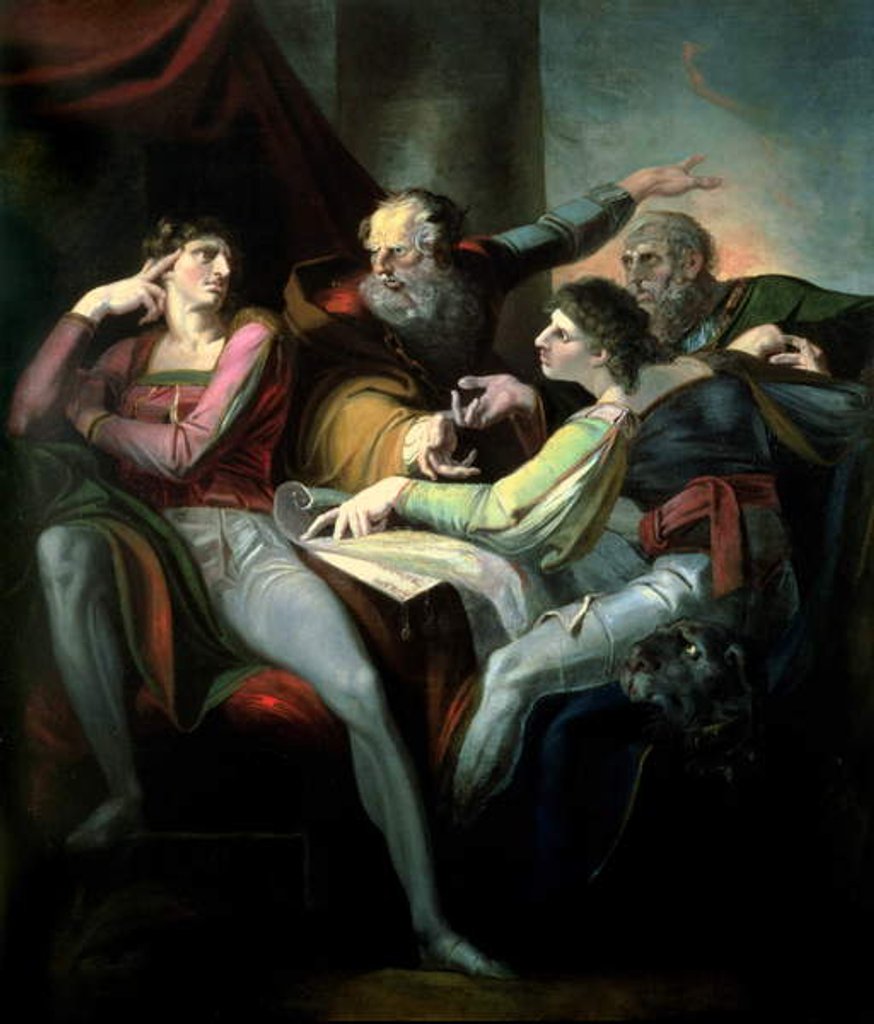 Detail of The Dispute between Hotspur, Worcester, Mortimer and Glendower, 1784 by Henry Fuseli