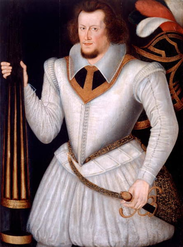 Detail of Portrait of Robert Devereux, 2nd Earl of Essex by Marcus Gheeraerts