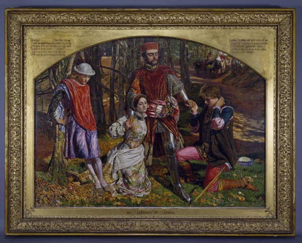 Detail of Valentine Rescuing Sylvia from Proteus, 1851 by William Holman Hunt