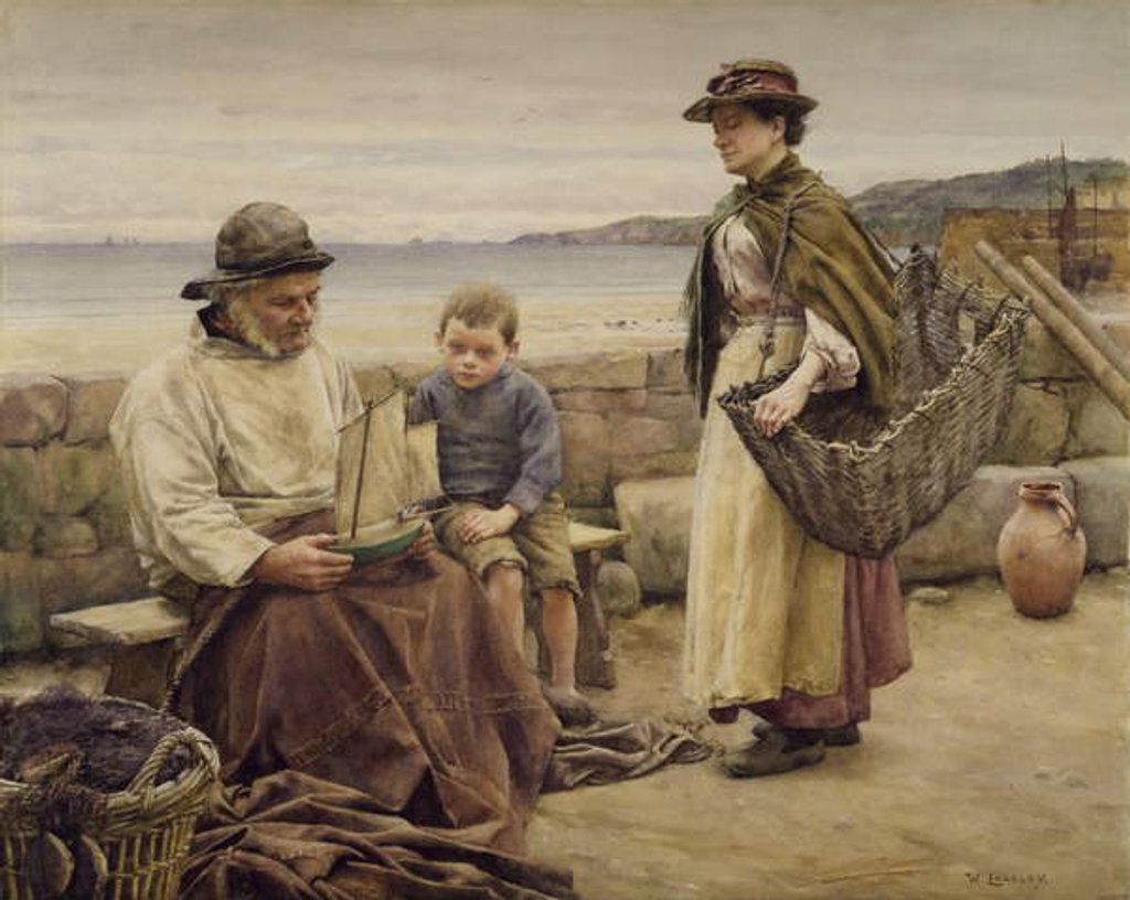 Detail of Expert Opinion, 1905-06 by Walter Langley