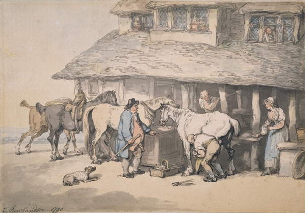 Detail of At the Forge, 1790 by Thomas Rowlandson