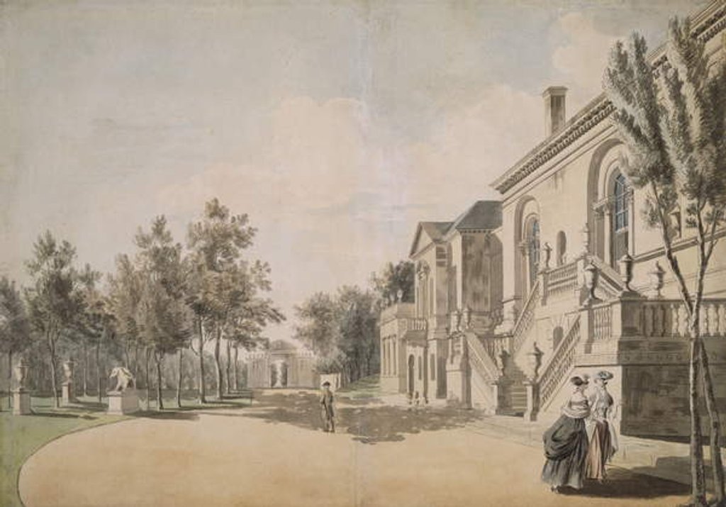 Detail of Chiswick House, 1766-1768 by Paul and/or Sandby Thomas Sandby