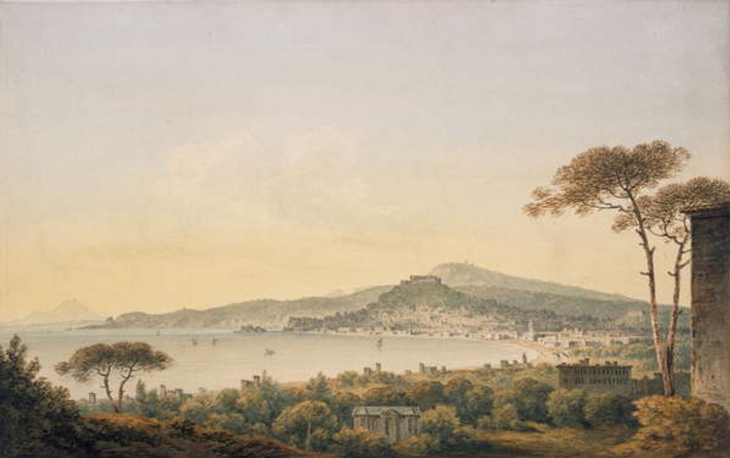 Detail of Naples From Sir William Hamilton's Villa, 1780-1782 by John Warwick Smith