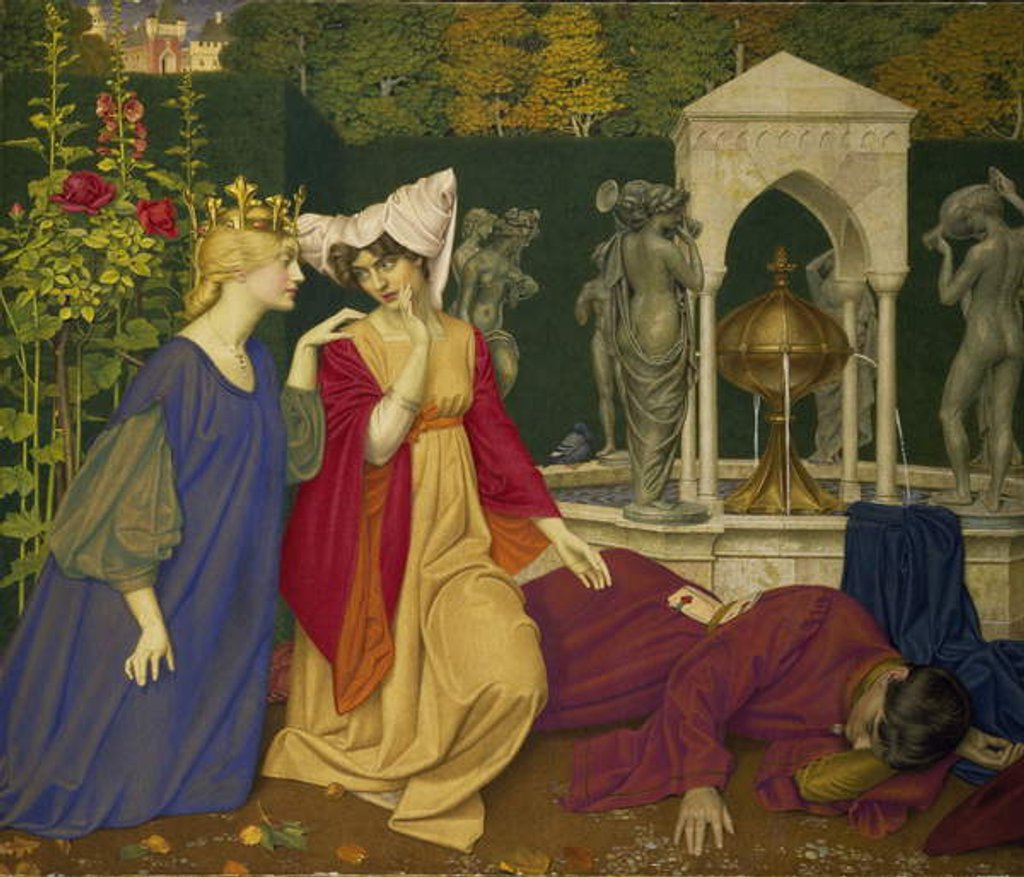 Detail of Changing the Letter, 1908-9 by Joseph Edward Southall