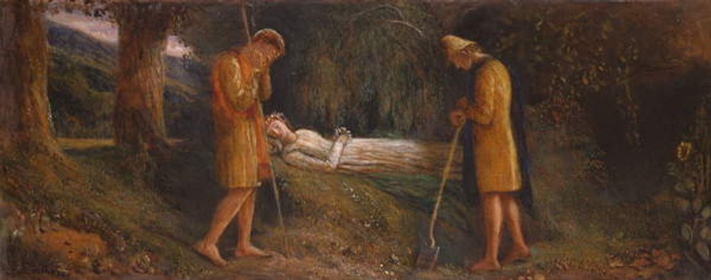 Detail of Imogen and the Shepherds 1860-1870 by James Smetham