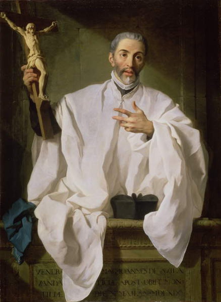Detail of St John of Avila, c.1746 by Pierre Subleyras