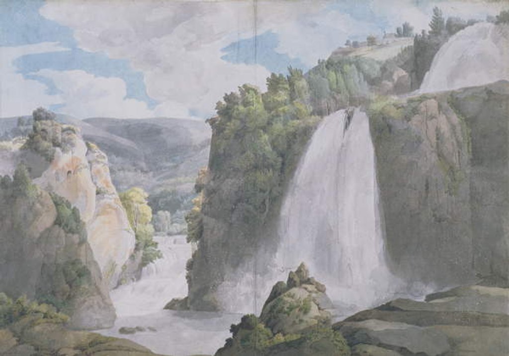 Detail of Cascades At Tivoli, 1781 by Francis Towne