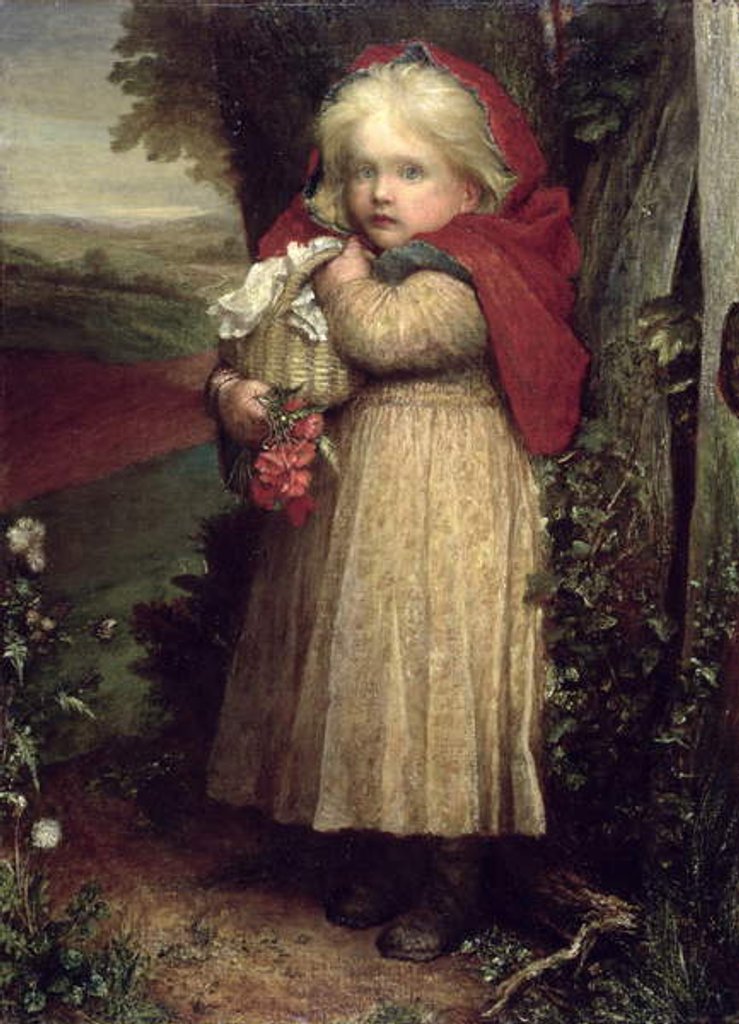Detail of Little Red Riding Hood, 1890 by George Frederic Watts