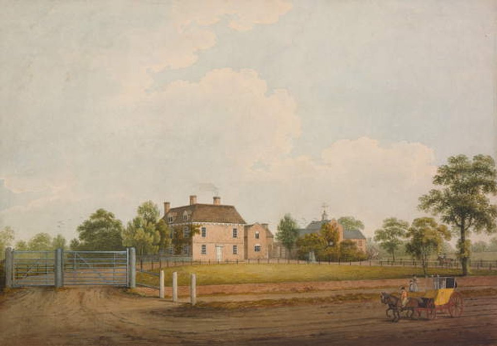 Detail of Homer Family Residence, Balsall Heath, 1799 by S. Wright