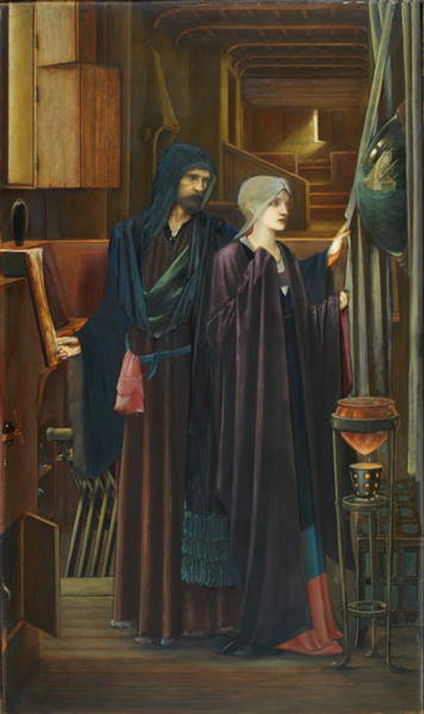Detail of The Wizard, 1898 by Edward Coley Burne-Jones