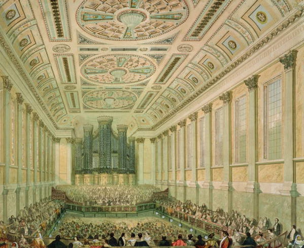 Detail of Town hall, Interior, 1855-1875 by English School