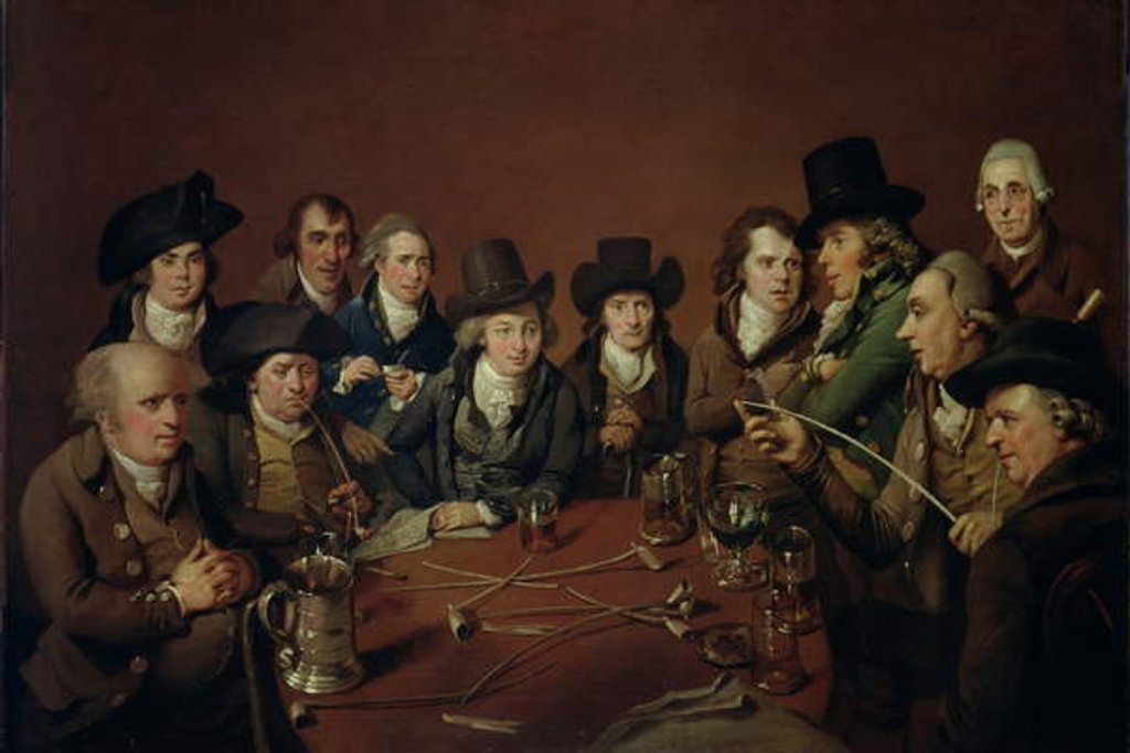 Detail of John Freeth and his Circle, 1792 by John Eckstein