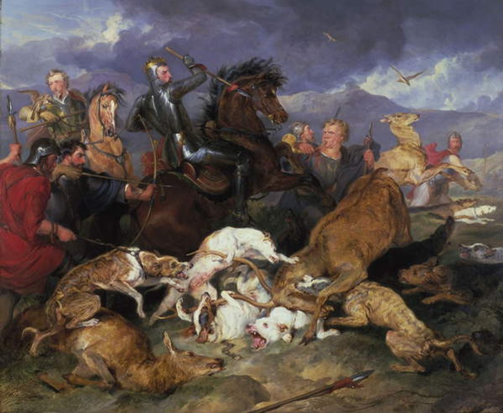 Detail of The Hunting of Chevy Chase, 1825-26 by Edwin Landseer