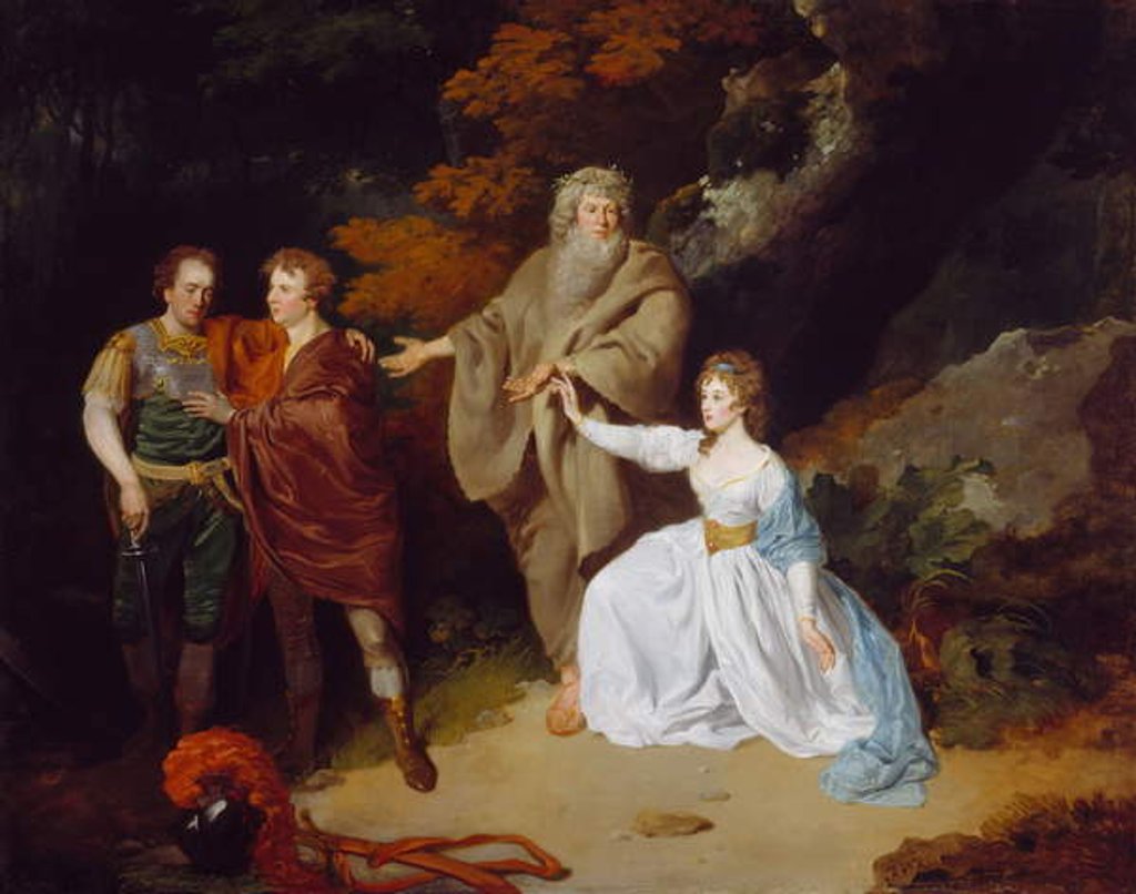 Detail of A Scene From Shakespeare's The Tempest, 1787 by Francis Wheatley