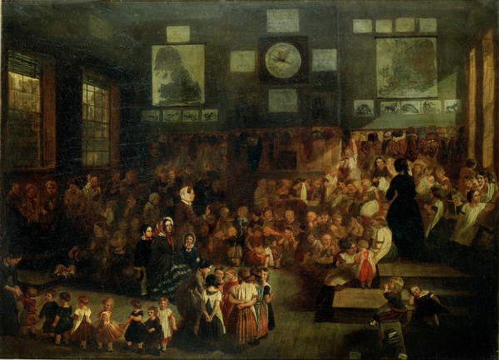 Detail of Ann Street School, Birmingham, 1855 by Alfred H. Green