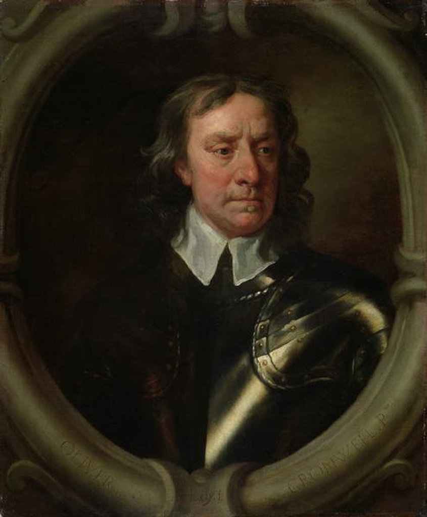 Detail of Portrait of Oliver Cromwell, 1653-54 by Peter Lely