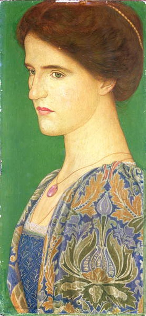 Detail of Fiammetta, 1898 by Arthur Joseph Gaskin