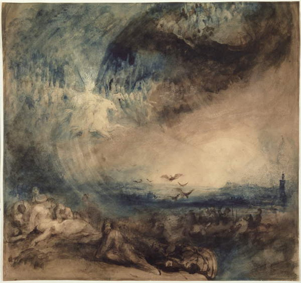 Detail of Heaven Opened, 1850 by George Jones