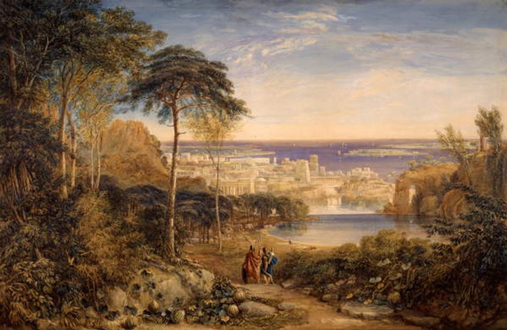 Detail of Carthage: Aeneas and Achates, 1825 by David Cox