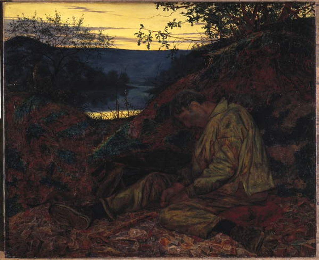 Detail of The Stonebreaker, 1857 by Henry Wallis