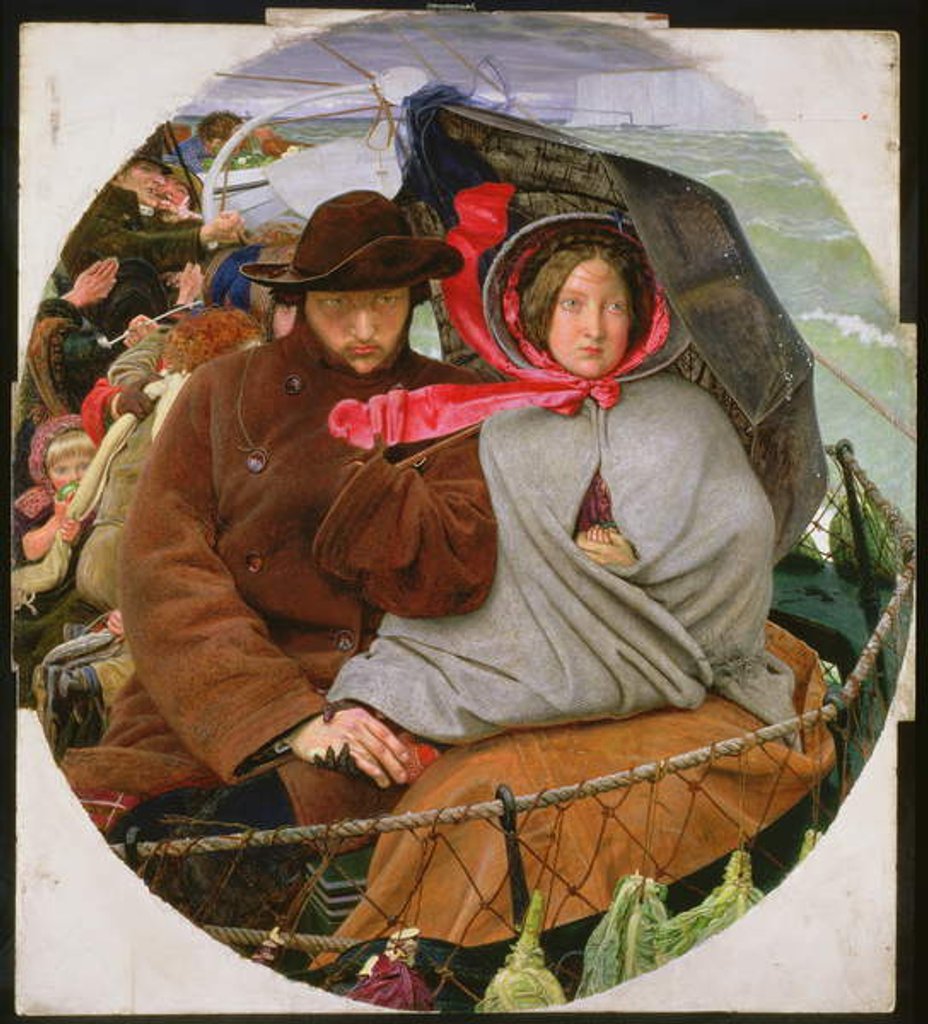 Detail of The Last of England, 1852-55 by Ford Madox Brown