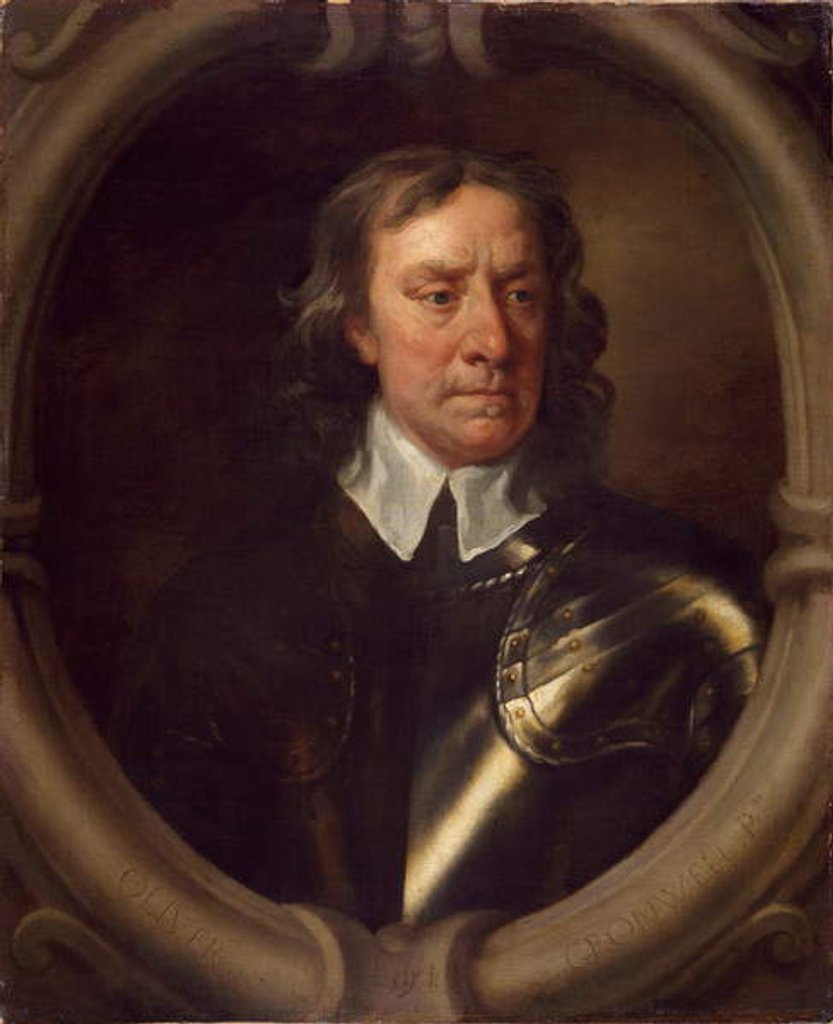 Detail of Oliver Cromwell, c.1653 by Peter Lely