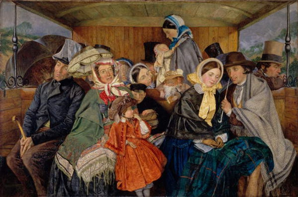 Detail of To Brighton and Back for Three and Sixpence, 1859 by Charles Rossiter