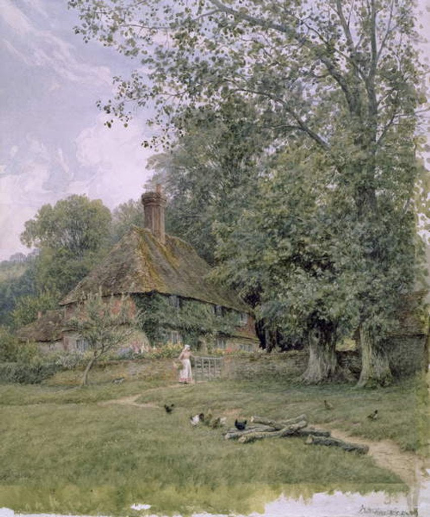 Detail of Valewood Farm, 1891 by Helen Allingham