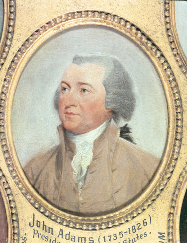 Detail of Portrait of John Adams by American School