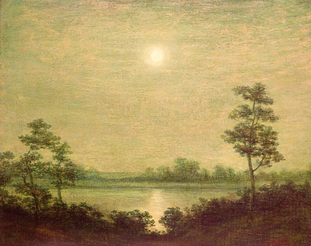 Detail of Moonrise by Albert Pinkham Ryder