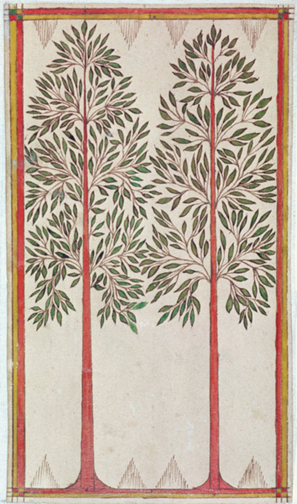 Detail of Trees by American School