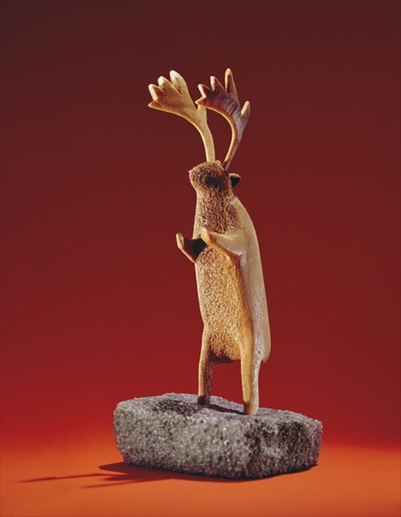 Detail of Reindeer, from Cape Dorset by School Inuit