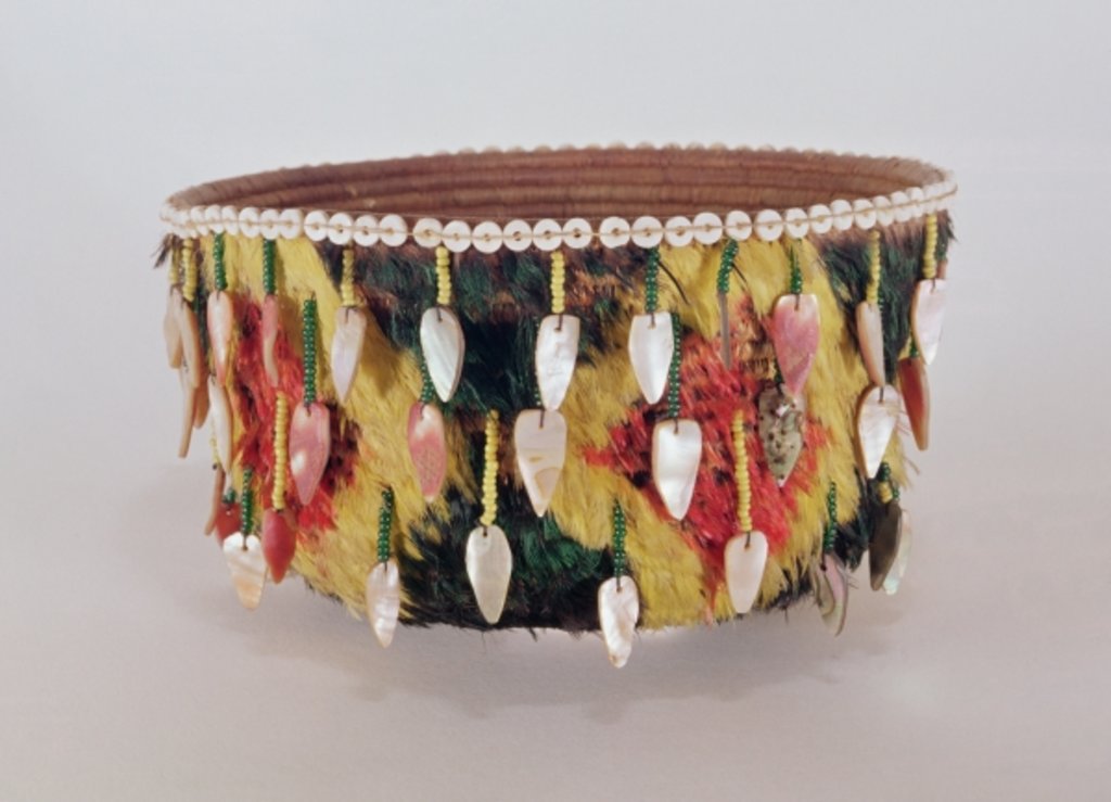 Detail of Pomo gift basket, from California by School American