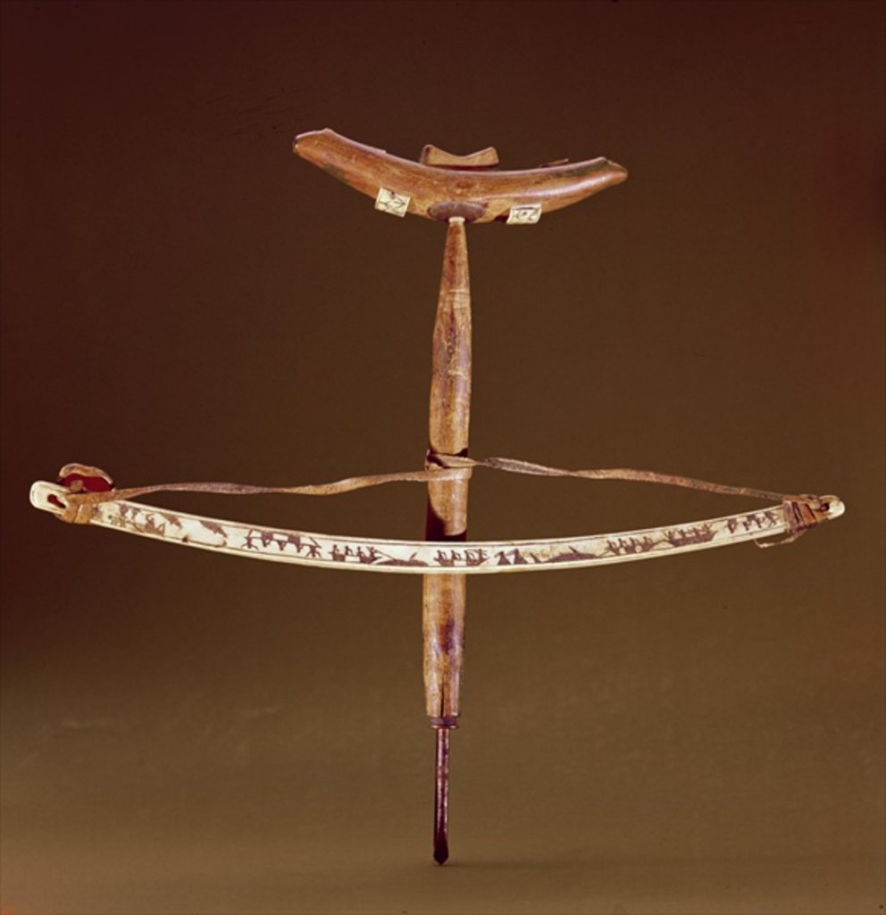 Detail of Inuit bow drill by School Inuit