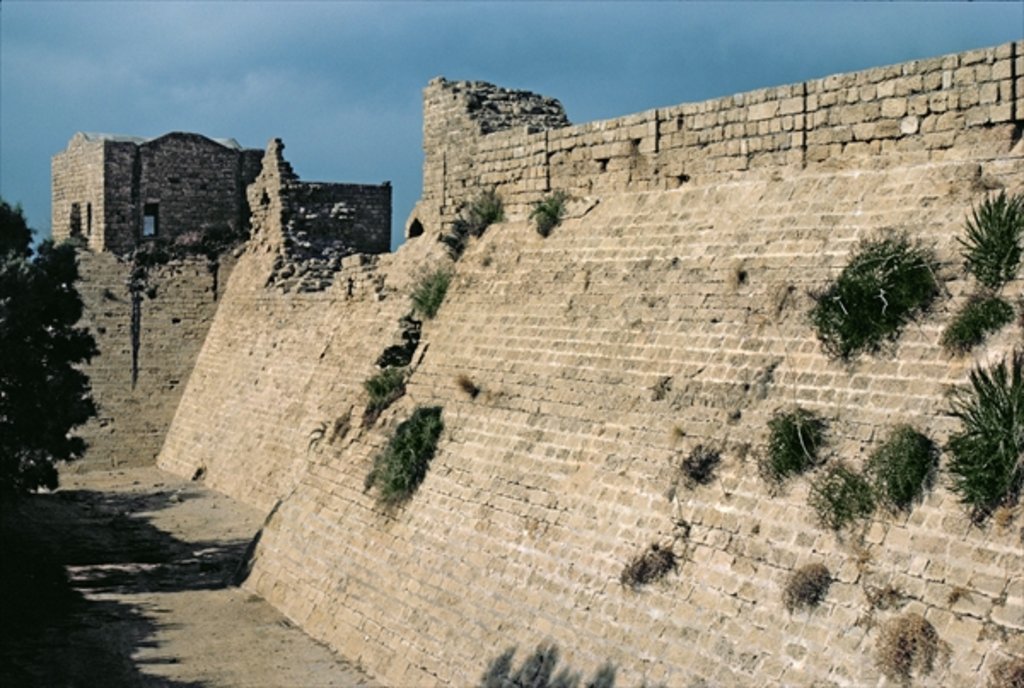 Detail of Remains of the fortress walls, built c.37-31 BC by Anonymous