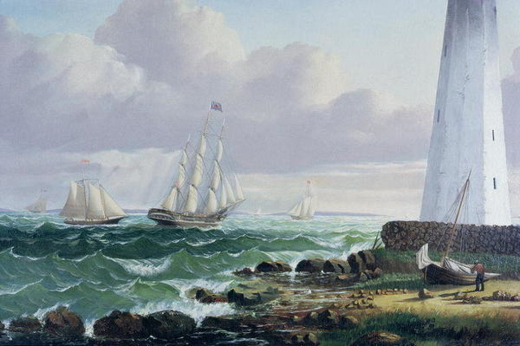 Detail of Whalers coming home by American School