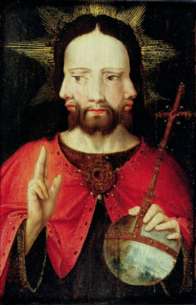 Detail of Trinitarian Christ, c.1500 by Flemish School