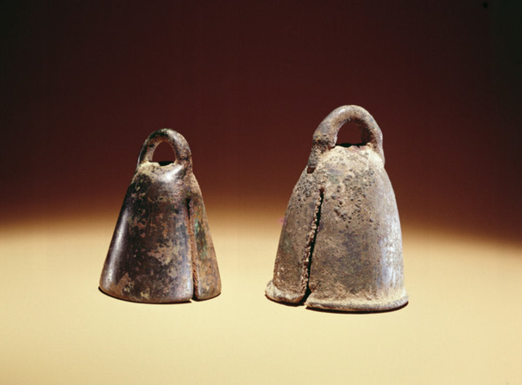 Detail of Horse bells, from Babylon, Iraq, c.700 BC by Babylonian Babylonian