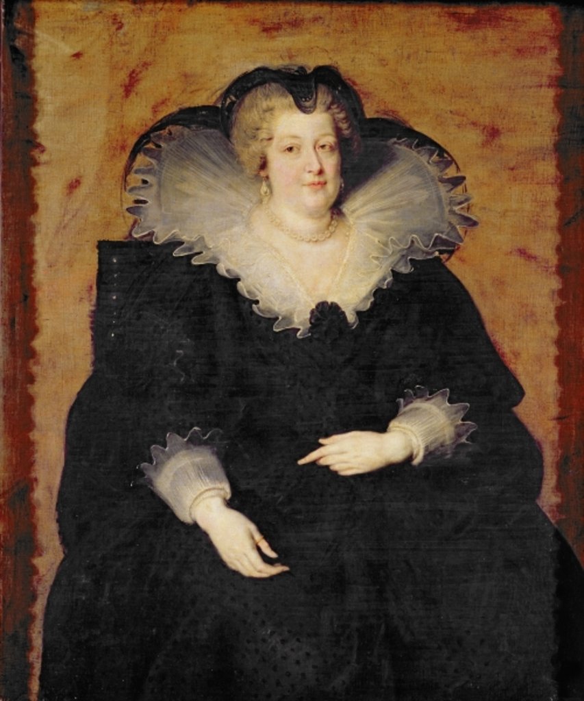 Detail of Marie de Medici, 1622 by Peter Paul Rubens