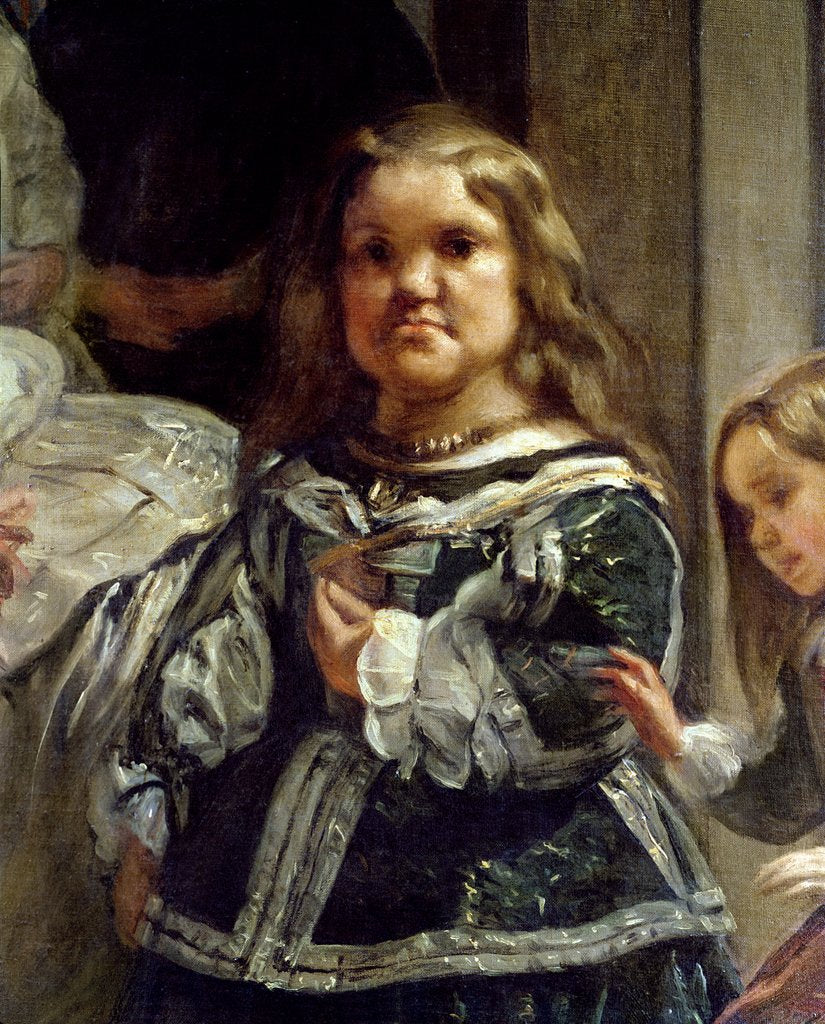 Detail of Las Meninas or The Family of Philip IV, c.1656 by Diego Rodriguez de Silva y Velazquez