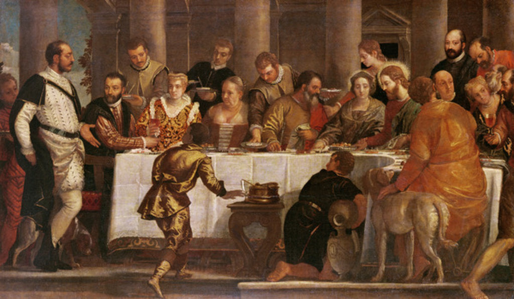 Detail of The Wedding Feast at Cana by Veronese