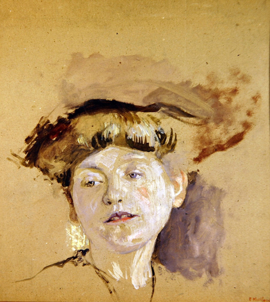 Detail of The Blonde Model by Edouard Vuillard