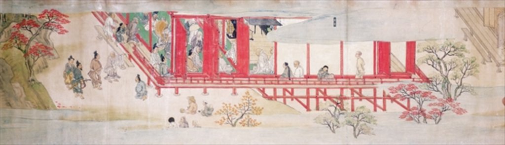 Detail of The House of the Shogun by Japanese School